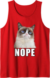 Grumpy Cat NOPE (6402) Tank Top