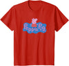 Peppa Pig Happy Centered Design T-Shirt - Red