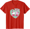 Peppa Pig Valentine's Day BFF Love Peppa & Suzy Heart Stamp T-Shirt - Red