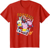 Peppa Pig Football Group Shot T-Shirt - Red