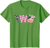 Funny Cow Mom And Dad Birthday Family Tees Second Birthday Girl Cow Farm, 2nd Birthday Cow 2 Toddler T-Shirt - Grass Green