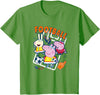Peppa Pig Football Group Shot T-Shirt - Grass Green