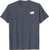 P&L Originals Zuni Bear pocket-style tee shirt emblem T-Shirt - Heather Blue