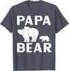 Papa & Mama Bear Outfit Papa Bear Polar Bear Kids T-Shirt - Heather Blue
