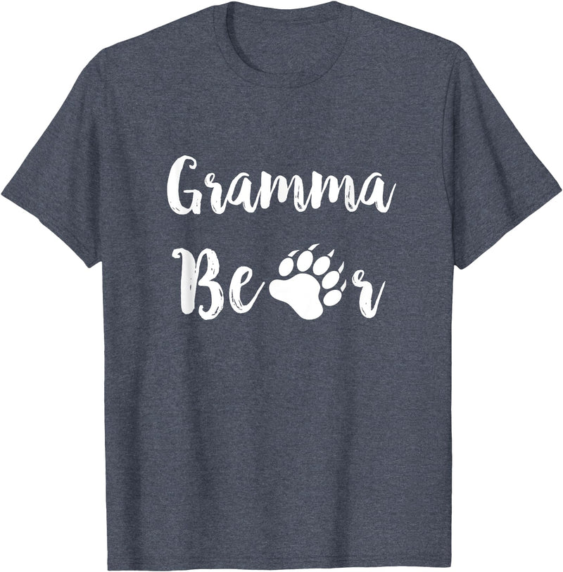 Bear Family Shirt Co Gramma Bear Claw Shirt Proud Grandma Gift - Heather Blue