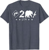 Right To Bear Arms Pro Gun & Patriotic Military Right To Bear Arms Pro Gun Funny Patriotic Military Women Men T-Shirt - Heather Blue