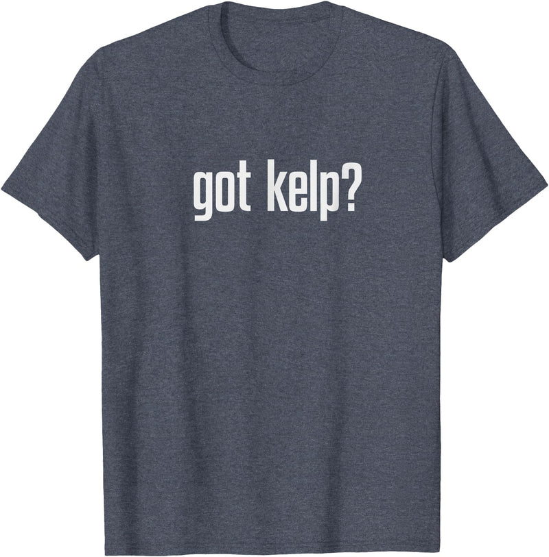 Fishy Stamped Style Merch got kelp? T-Shirt - Heather Blue