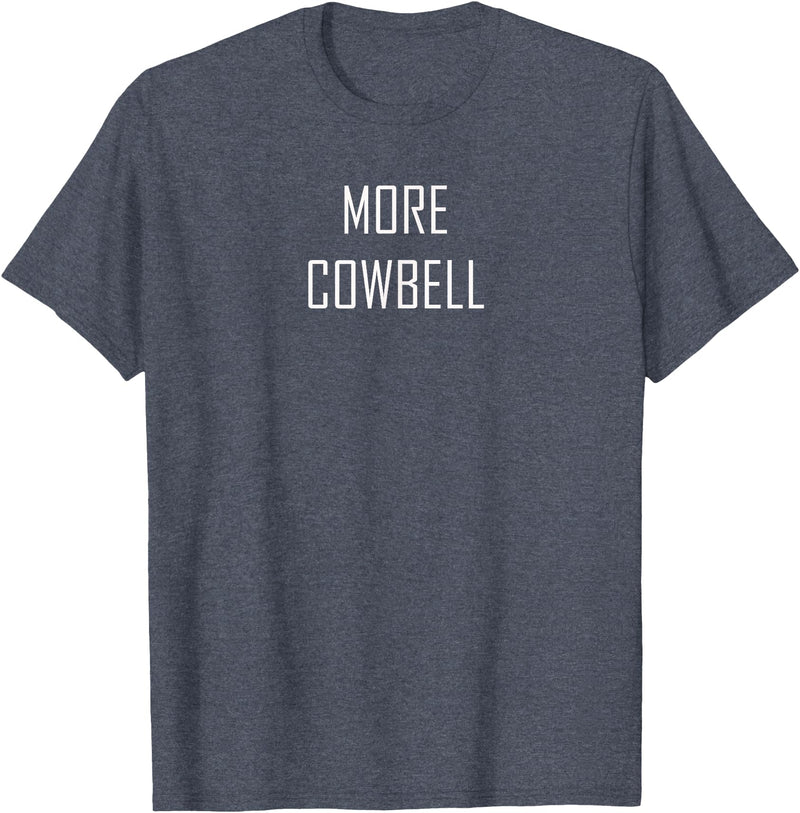 Mint Chip Productions More Cowbell Tee T-Shirt - Heather Blue
