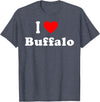 I Love Buffalo City NY Hometown Matching Classic T-Shirt - Heather Blue