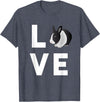 Cute I Love Rabbits Funny Bunny Rabbit Lover Gifts T-Shirt in Heather Blue