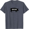 Bear Daddy Oink Pig Play Funny Gay Men's T-Shirt T-Shirt - Heather Blue