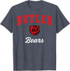 Official High School Fan Gear Butler High School Bears T-Shirt - Heather Blue