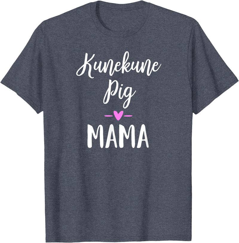 Angry Ant Graphics - Kunekune Pig Gifts Kune Kune Pig Gift for Women - Kunekune Pig Mama T-Shirt - Heather Blue