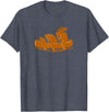 Canoe Gifts Men Women I Vicoli Merch Canoeing Beaver Bear Moose Canoe Team Funny T-Shirt - Heather Blue