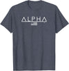 Alpha Gym Rabbit Workout Bodybuilding Fitness T-Shirt in Heather Blue