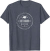 Alaska Vacation Shirts Ketchikan Alaska Shirt with Bear Tshirt T-Shirt - Heather Blue