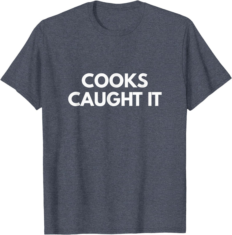 Cooks Caught it Buffalo T-Shirt - Heather Blue