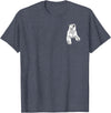 Polar Bear Gift Polar Bear Accessories & Stuff Cute Polar Bear For Men Women Kids Pocket Animal Zookeeper T-Shirt - Heather Blue