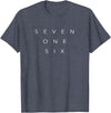 716 Area Code T Shirt New York Buffalo, Niagara Falls T-Shirt - Heather Blue