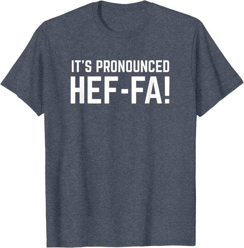 African American Slang It is pronounced Hef-fa - funny heifer cow quote T-Shirt - Heather Blue