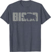 Bison Buffalo Apparel Bison Lover Buffalo Clothing - Buffalo Bison T-Shirt - Heather Blue