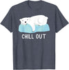 Eisbär Klimawandel Geschenkidee Funny Polar Bear North Pole Polar Bear Love Climate Change T-Shirt - Heather Blue