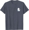 Cute Paranormal Workout Ghost Lifting Dumbbells Ghost Weightlifting Pocket Funny Ghost Workout Halloween T-Shirt - Heather