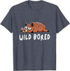 Wild Hog Hunting Hog Hunter Funny Pig Wild Boar T-Shirt - Heather Blue