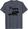 Pappy Gifts Pappy Bear Gift T-Shirt - Heather Blue