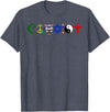 Bear In The Cloud Coexist T-Shirt - Heather Blue