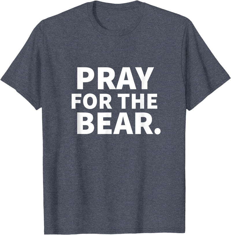 Pray For The Bear Zag Pray For The Bear T-Shirt - Heather Blue