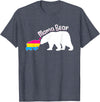 Mama LGBT . Mama Bear LGBT Pansexual Pride T-Shirt - Heather Blue