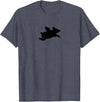 Pigs Flying Pig T-Shirt - Heather Blue