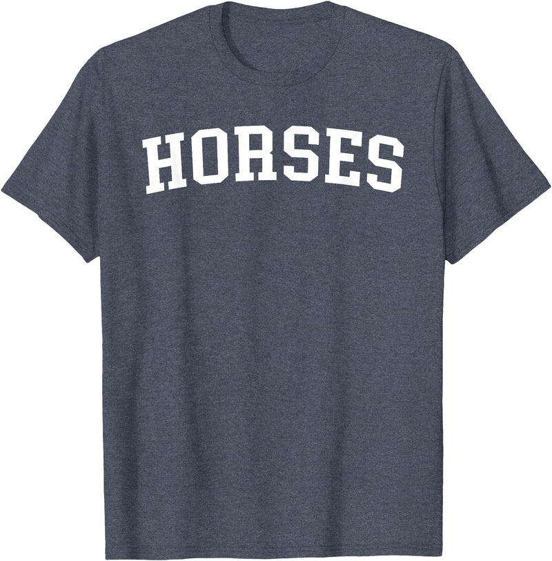 Horses - Designs Horses T-Shirt - Straight - Heather Blue
