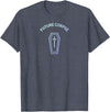 Pastel Goth Apparel Future Corpse Coffin Pastel Goth Grunge Halloween Aesthetic T-Shirt - Heather Blue