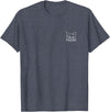 The Cat Head Apparel Co Cat Minimalist T-Shirt - Heather Blue