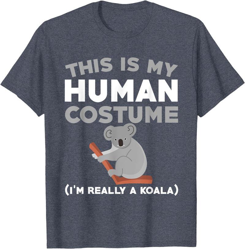 Koala Bear Lover Design Australia Wildlife Funny Koala Costume Love Koalas T-Shirt - Heather Blue
