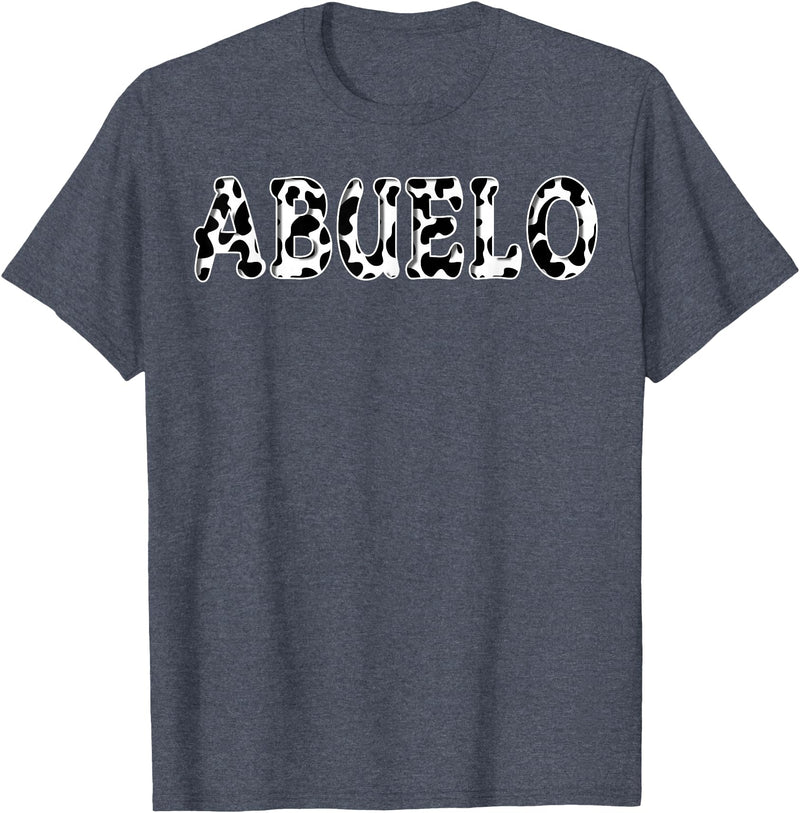 Cow Pattern Print Family Matching Birthday Apparel Cow Abuelo Birthday Family Matching Girl Boy Farm Birthday T-Shirt -