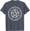 Creepy Halloween Clothing Shop Wiccan Pentagram T-shirt Wicca Five Elements - Heather Blue