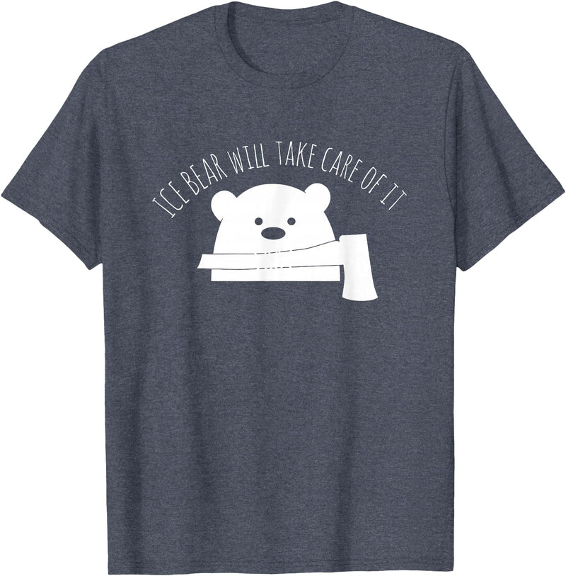 Globale Erwärmung Klimaschutz Arktik Eis Ice Bear Will Take Care Of It Polar Bear Polar Bear T-Shirt - Heather Blue