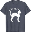 Lazy Halloween Costumes & Funny Tech Puns Funny Copycat IT Tech Geek Nerd Pun Lazy Halloween Costume T-Shirt - Heather Blue