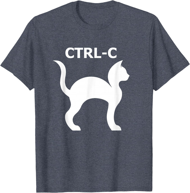 Lazy Halloween Costumes & Funny Tech Puns Funny Copycat IT Tech Geek Nerd Pun Lazy Halloween Costume T-Shirt - Heather Blue