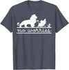 Disney Lion King No Worries Silhouette Trio T-Shirt - Heather Blue