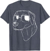 Funny Dog Lovers Gifts Labrador Retriever Dog T-Shirt - Heather Blue