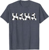 Cow Print Birthday Shirt For Family Men Women Cow Nana Birthday Family Matching 1 St Birthday Girl Boy T-Shirt - Heather Blue
