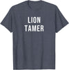 Lion Tamer T-Shirt - Heather Blue