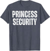 Couples Matching Outfits For Him For Her Set Matching Funny Princess Halloween Security Costume Dad Men T-Shirt - Heather