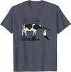 InGENIUS Novelty Cow & Millk Cow and Milk I Am Your Father Funny Parody Cartoon T-Shirt - Heather Blue