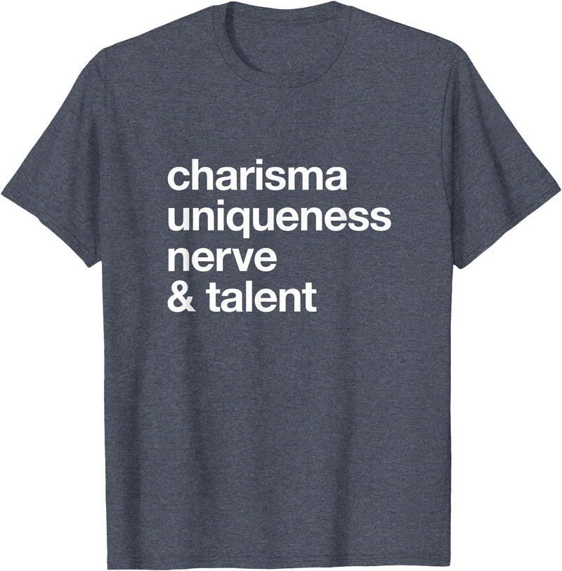 Bear-ly Gay Tees Funny Charisma Uniqueness Nerve Talent Gay Clothing T-Shirt - Heather Blue