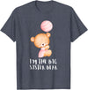 Big Sister Little Sister Outfits Siblings - Im the big sister bear T-Shirt - Heather Blue